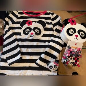 Gymboree top purse and hair pretties